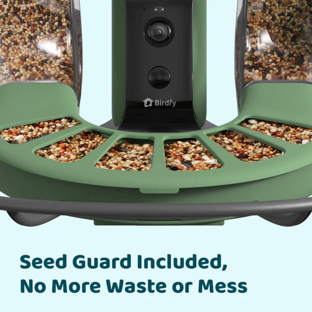 Birdfy Feeder 2 incl. Saatschutzgitter und integrierter Kamera