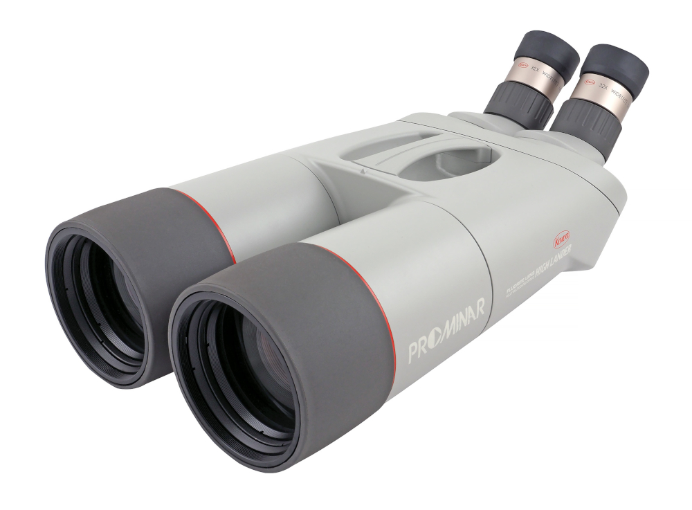 KOWA_Fernglas_Highlander_BL-8J3_objektivseits_seitlich Kowa Optimed Doppelfernrohr mit 2x82mm Objektivdurchmesser und mit 32-fach vergrößerndem Okular, High Lander BL-8J3