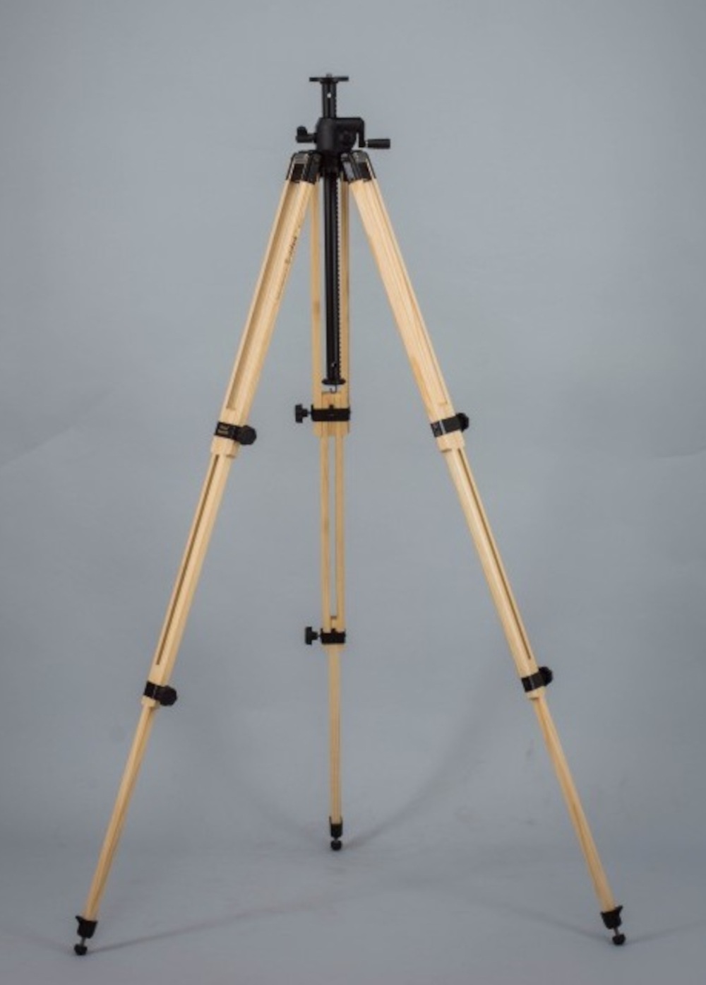 Berlebach Stativtechnik - Stativ Report 823/K (max. Höhe 181 cm) - zweifacher Beinauszug, hell