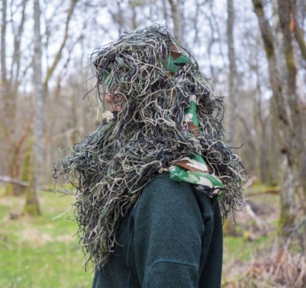 Tragopan 3D-Tarn-Kappe Ghillie - seitlich