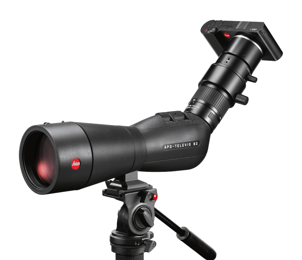 Leica Camera Digiscoping Objektiv 35 mm zur Montage von DSLR-Kameras und System-Kameras an Leica APO Televid Spektive