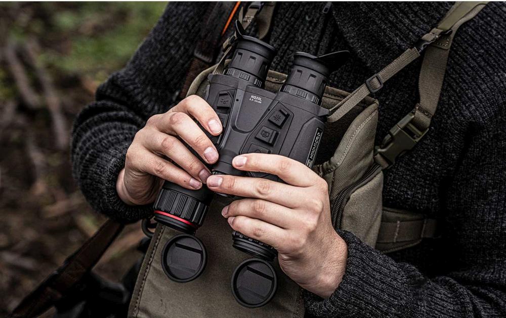 HikMicro Wärmebildgerät Habrok 4K HQ35L in Anwendung im Feld