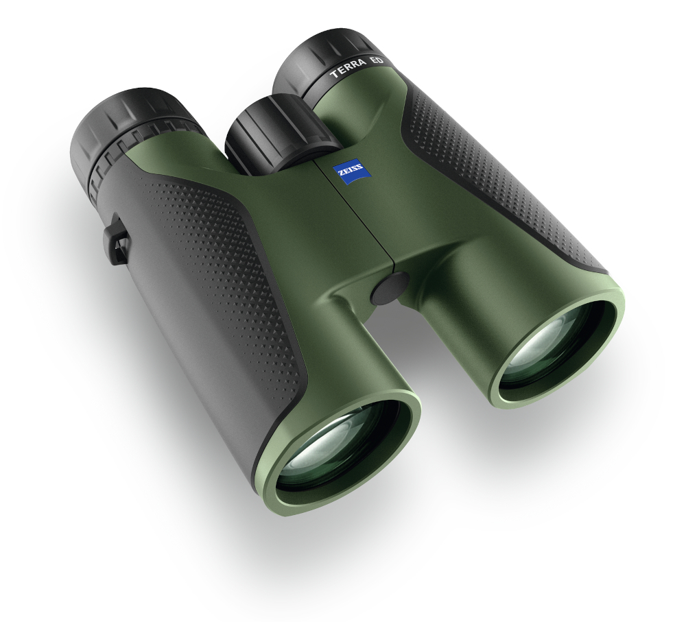 ZEISS_Fernglas_Terra_ED_42_gruen_Aufsicht_schraeg Zeiss Binocular schwarz & grün Terra ED 10x42