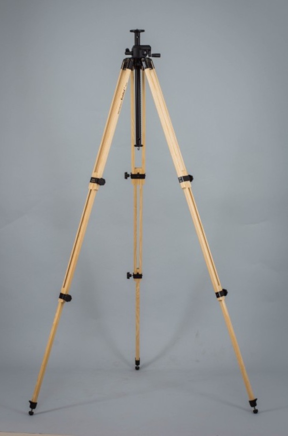 Berlebach Stativtechnik - Stativ Report 923/K (max. Höhe 201 cm) - zweifacher Beinauszug, hell