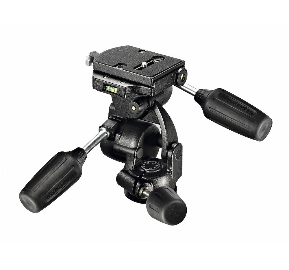 Manfrotto - 3-Wege-Kopf mit RC4 Schnellwechselplatte MVH502AH