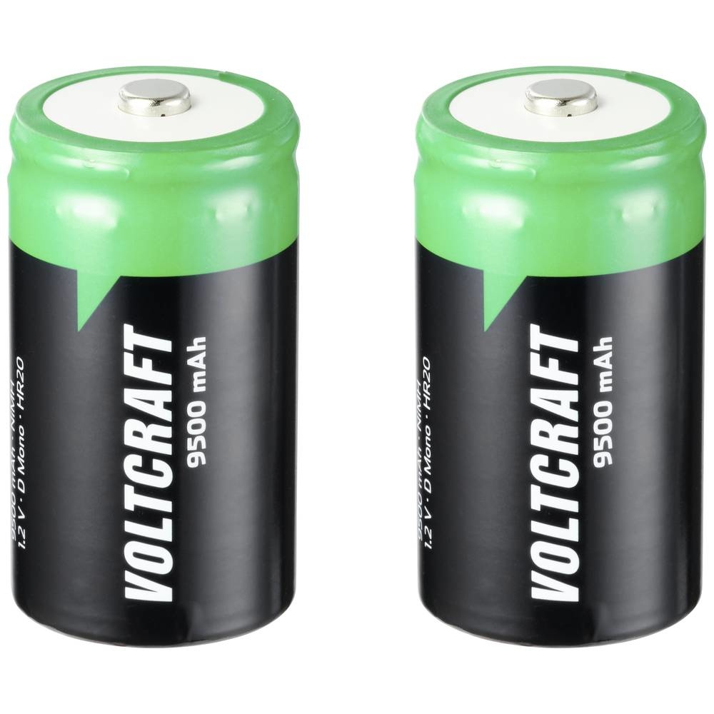 VOLTCRAFT Endurance Mono (D)-Akku NiMH 9500 mAh 1.2 V 2'er Pack