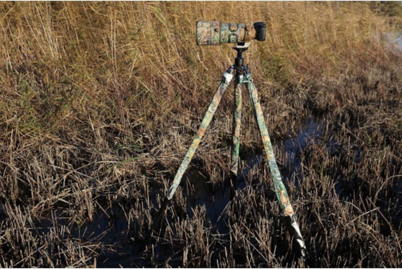 Herbstfarbener Wasserschutz für Stative, Tragopan