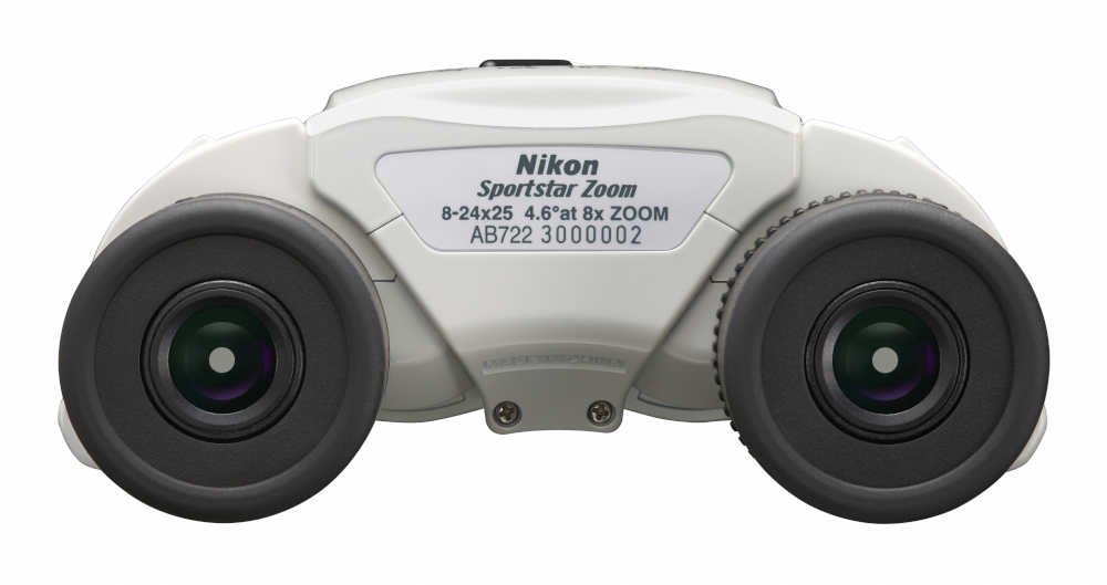 Sportstar ZOOM, 25mm Fernglas, NIKON, weiß, Okularseits