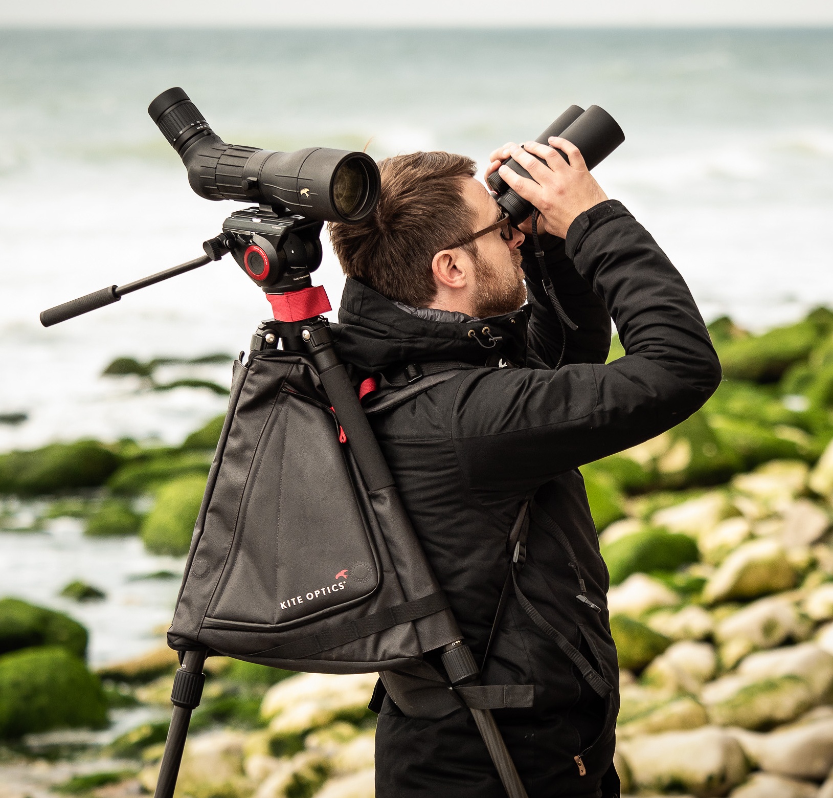 Kite Optics Viato, Rucksack zum Stative tragen