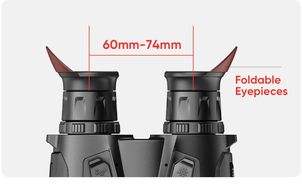 mögl. Augenabstand der Wärmebildkamera Habrok 4K HQ23L von HikMicro