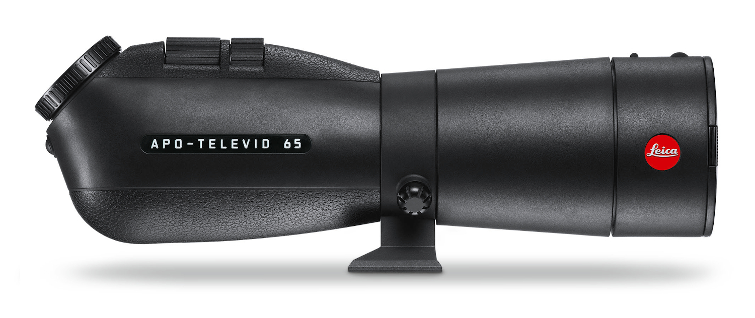 Leica APO Televid 65 W rechte Seite, ohne Okular, mit Schutzdeckel
