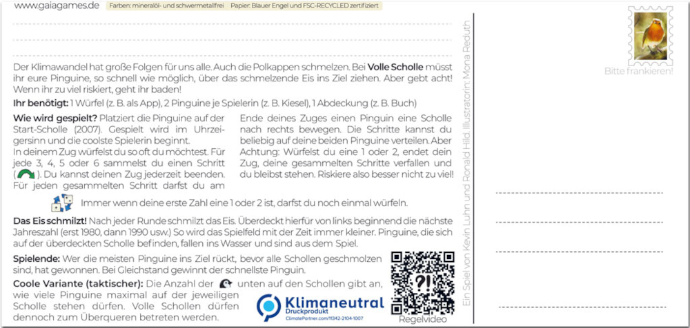Gaiagames GBR - Postkartenspiel Volle Scholle