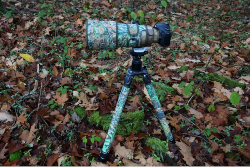 Stativschutz-Herbst-4 Stativschutz mit herbstlichem Muster der Fa. Tragopan