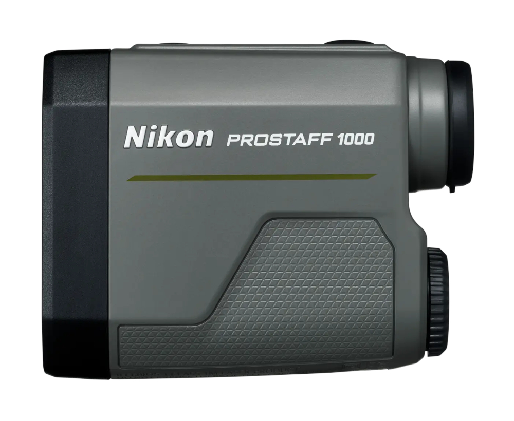 NIKON Prostaff 1000, li. Seite, Laser Entfernungsmesser
