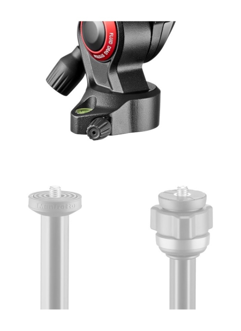 Manfrotto, Befree Live Fluid Videnneiger, Fußteil MVH400AH