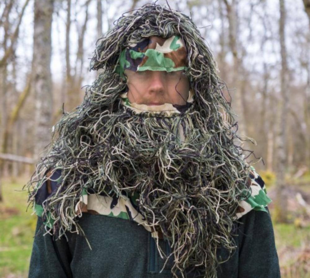 Tragopan - 3D-Tarn-Kappe, Kaputzenmütze, Ghillie