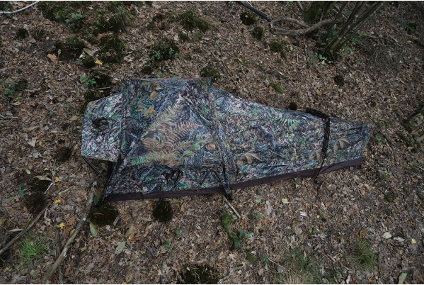 Affut-hokki-v2_1 Tragopan, Affût Hokki V3, Tarnzelt, Sicht von oben