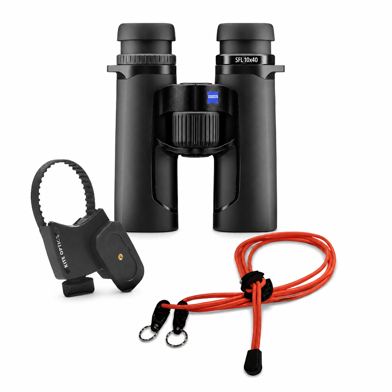 Carl Zeiss - SFL 10x40, Paket mit Zubehör