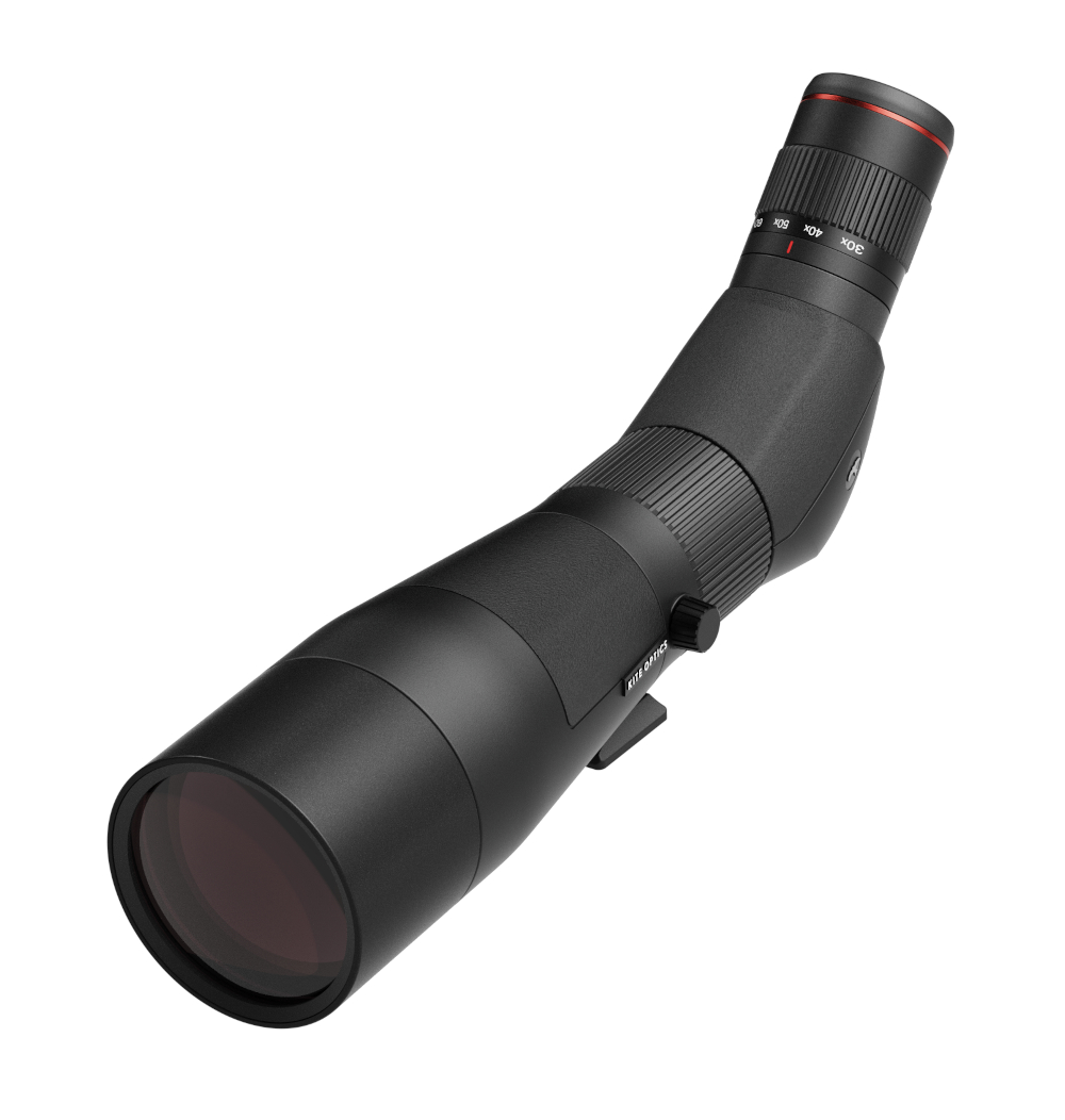SP-85-1 KITE SP 85HD Spektiv mit 30-60 WW Okular, Draufsicht Objektivseits