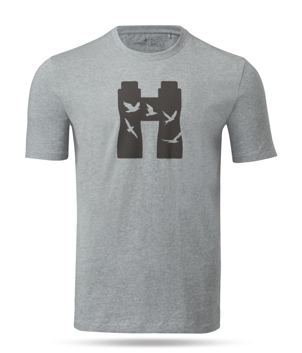 SWAROVSKI - TSB T-Shirt Birds Male Grey L SWAROVSKI - TSB T-Shirt Birds Male Grey L