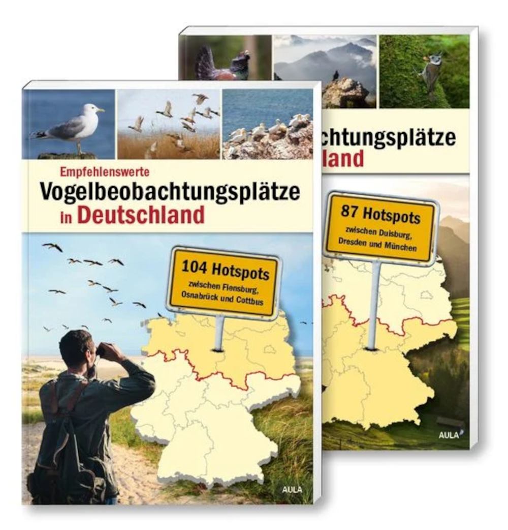 AULA Verlag, Redaktion Der Falke - Empfehlenswerte Vogelbeobachtungsplätze in Deutschland