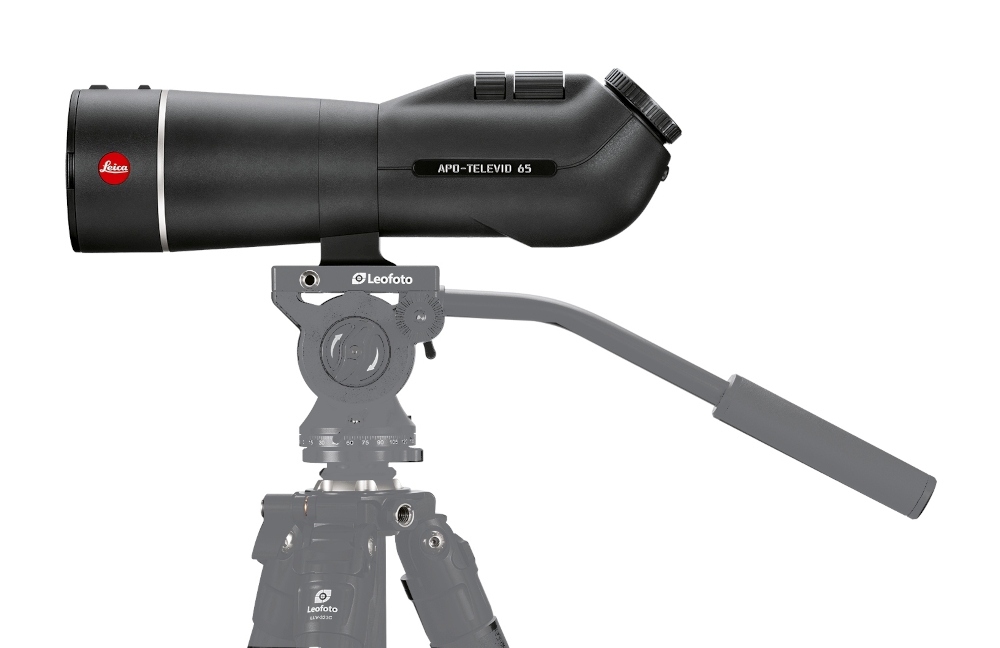 Leica APO Televid 65W Stativkoerper , seitl., auf Stativ