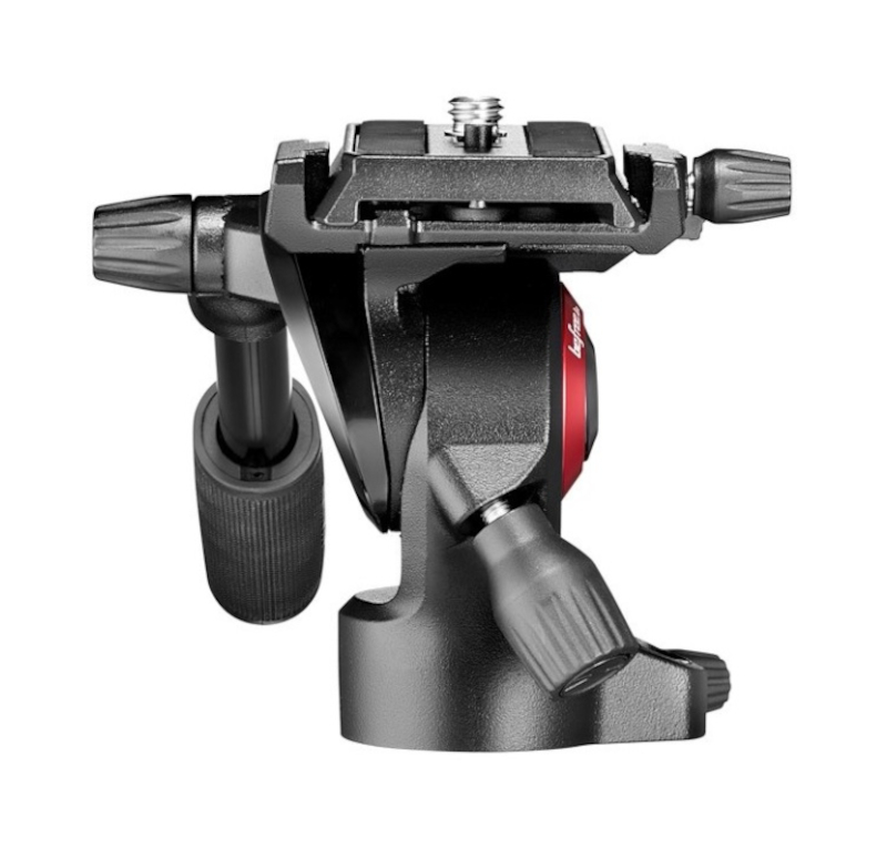 Befree-MVH400-4 MANFROTTO MVH400AH, Vorderansicht mit Schnellwechselplatte