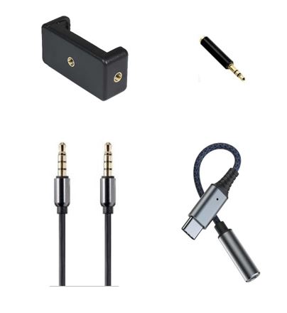 Im Birdmic-Paket enthaltenes Smartphone-KIT für BIRDMIC-Parabolmikrofon