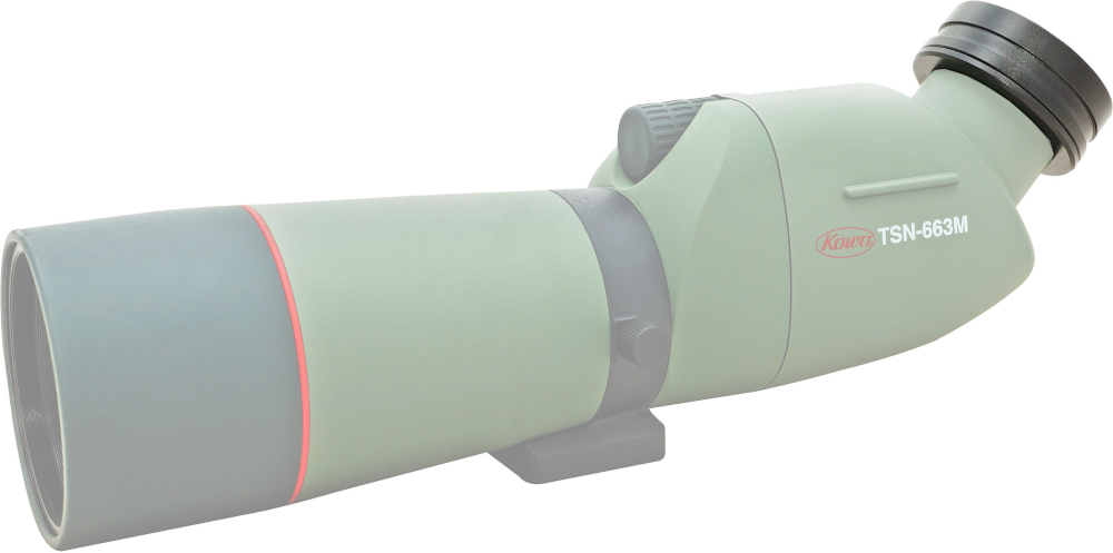 KOWA_Adapterring_DSLR-und-Systemkameras_TSN-PA8_mit-Spektiv Kowa Optimed Kameraadapter TSN-PA8 für Spektive, DSLR und System-Kameras