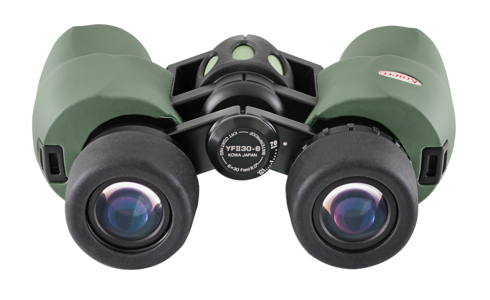 KOWA_Fernglas_YF_II_8x30_okularseits_liegend Kowa Optimed Feldstecher YF II 6x30, Porroprismenglas, liegend