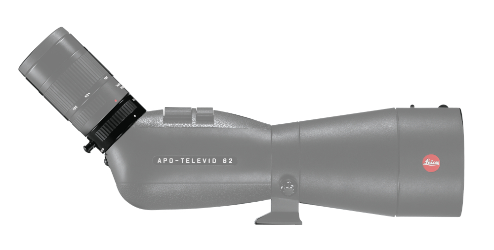 Leica Camera Extender 1.8x für Leica APO-Televid-Spektive 82 W in Anwendung