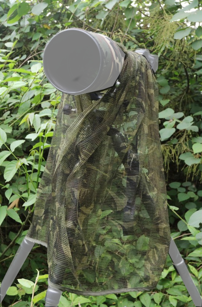 Camo-khaki farbenes Netztuch / schal von Tragopan