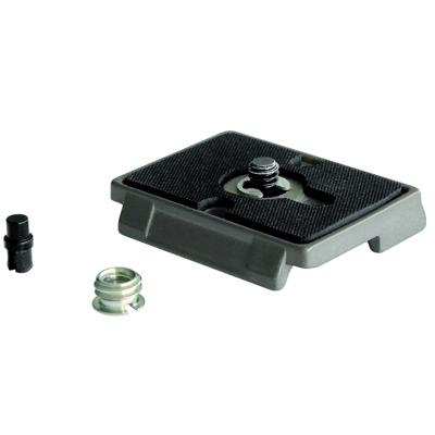 Manfrotto - Schnellwechselplatte mit 1/4 Zoll Schraube Manfrotto - Schnellwechselplatte mit 1/4 Zoll Schraube