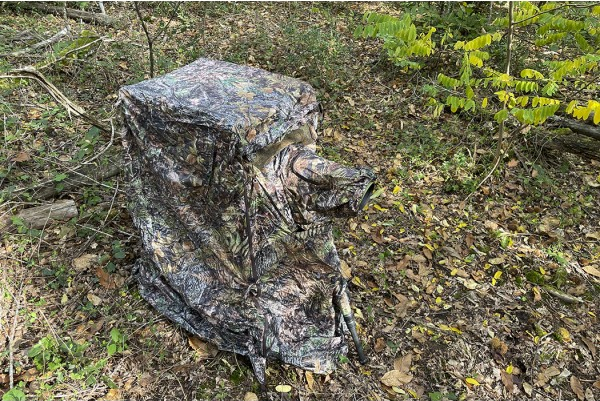 Tragopan Blind Lagopus B, Outdoorstuhl, unter Tarnung