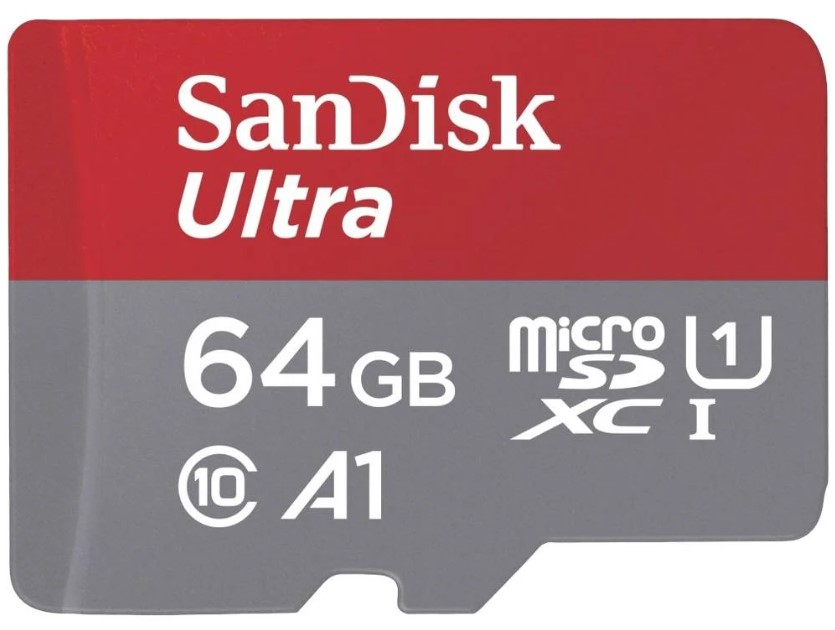 SanDisk - SanDisk microSDXC Ultra 64GB (140MB/s A1 Cl. 10 UHS-I)