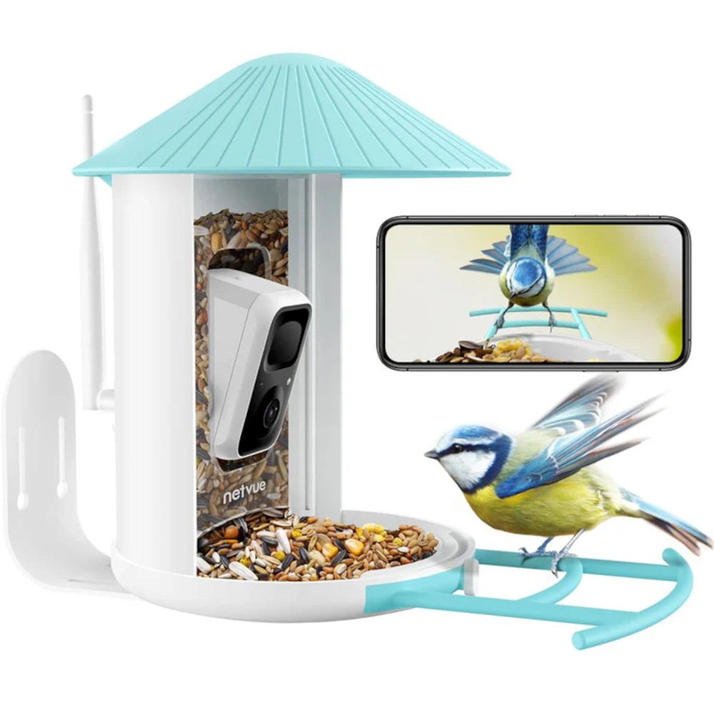 BirdFy - Feeder Lite, Futterhaus mit Kamera 1,5L, Bestimmungs KI: 7-Tage Testversion