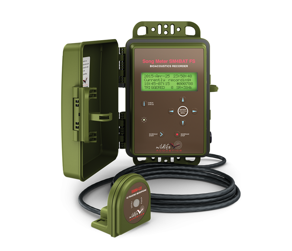song-meter-sm4bat-fs-external-microphoneQYGasQjJk87C3 Wildlife Acoustics, Fledermausdetektor Song Meter SM4BAT FS, geöffnet mit Mikrofon