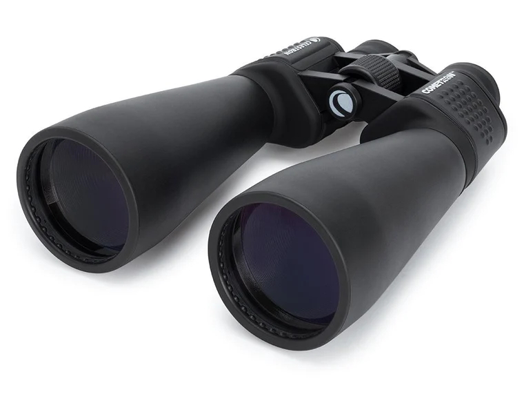 Celestron Cometron 12x70mm Fernglas, liegend, Objektiveinsicht