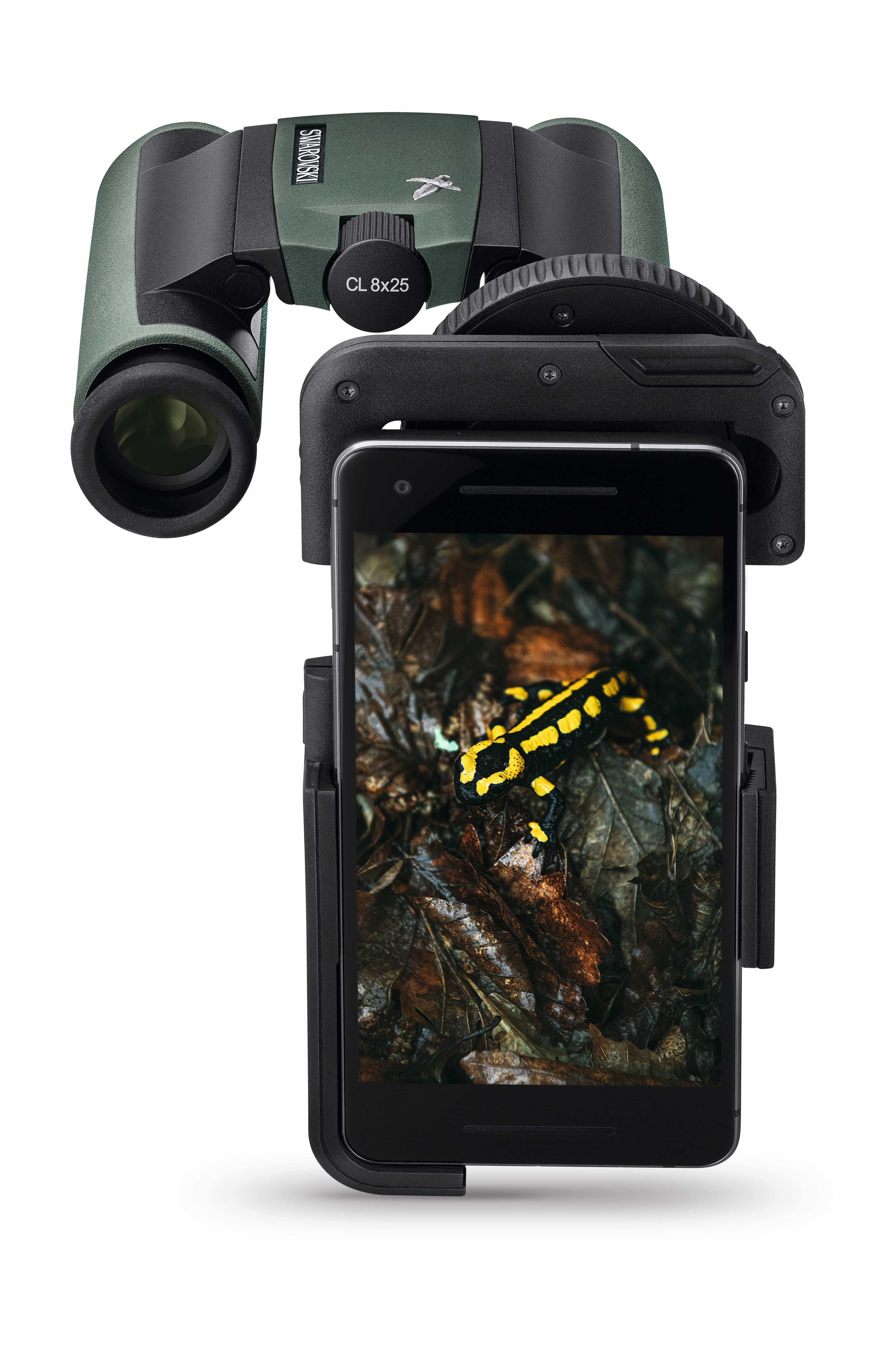 AR-Bs in Verbindung mit VPA-Adapter und Swarovski CL Pocket und Feuersalamander