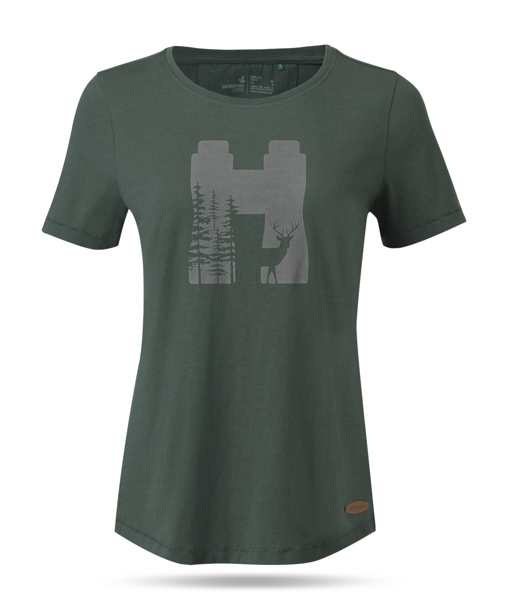 SWAROVSKI - TSD T-Shirt Deer Female Green Gr. S