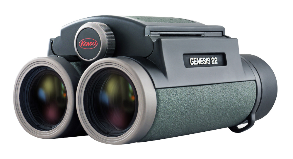 KOWA_Fernglas_Genesis_DCF_22_liegend_objektivseits_gefaltet Kowa Optimed Binocular GEN22-10, mit XD-Linsen Genesis DCF 10x22