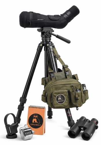 Kite - SP-85 HD, II Spektiv  - Paket mit Falco 8x30 Fernglas