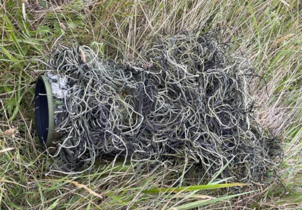 Tragopan Ghillie-Objektiv-Schutz khaki/moos - Outdoor