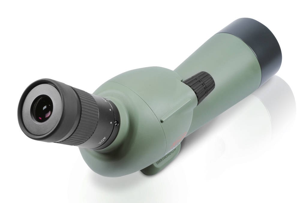 Kowa Spektiv TSN-501, seitlicher Aufblick Okularseits