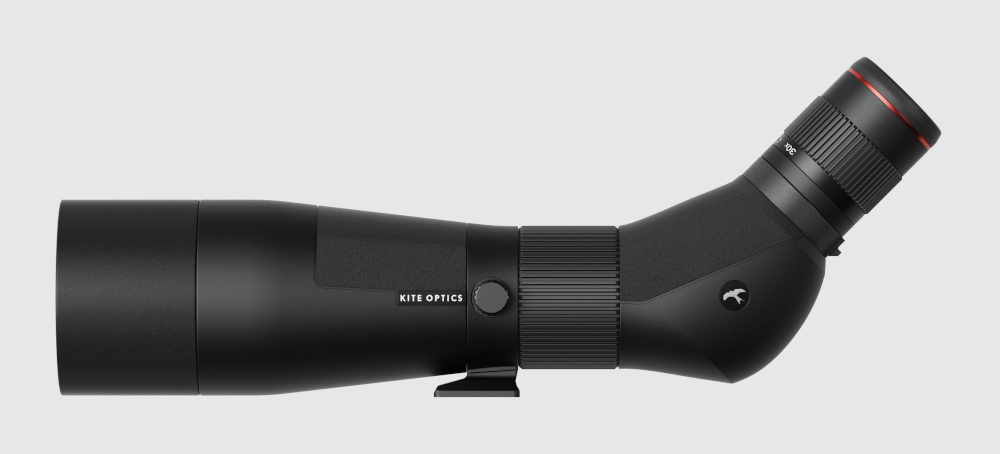 SP-85-4 Spektiv SP 85 HD, Kite, mit Okular 30 - 60 WW, seitliche Ansicht links