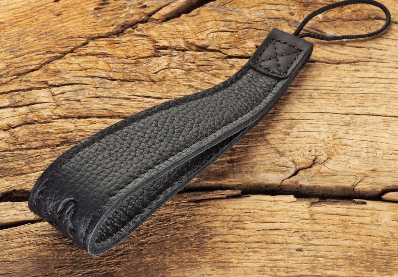 Sling-1-schwarz-schwarz-2 EDDYCAM, Elchleder-Handschlaufte, schwarz