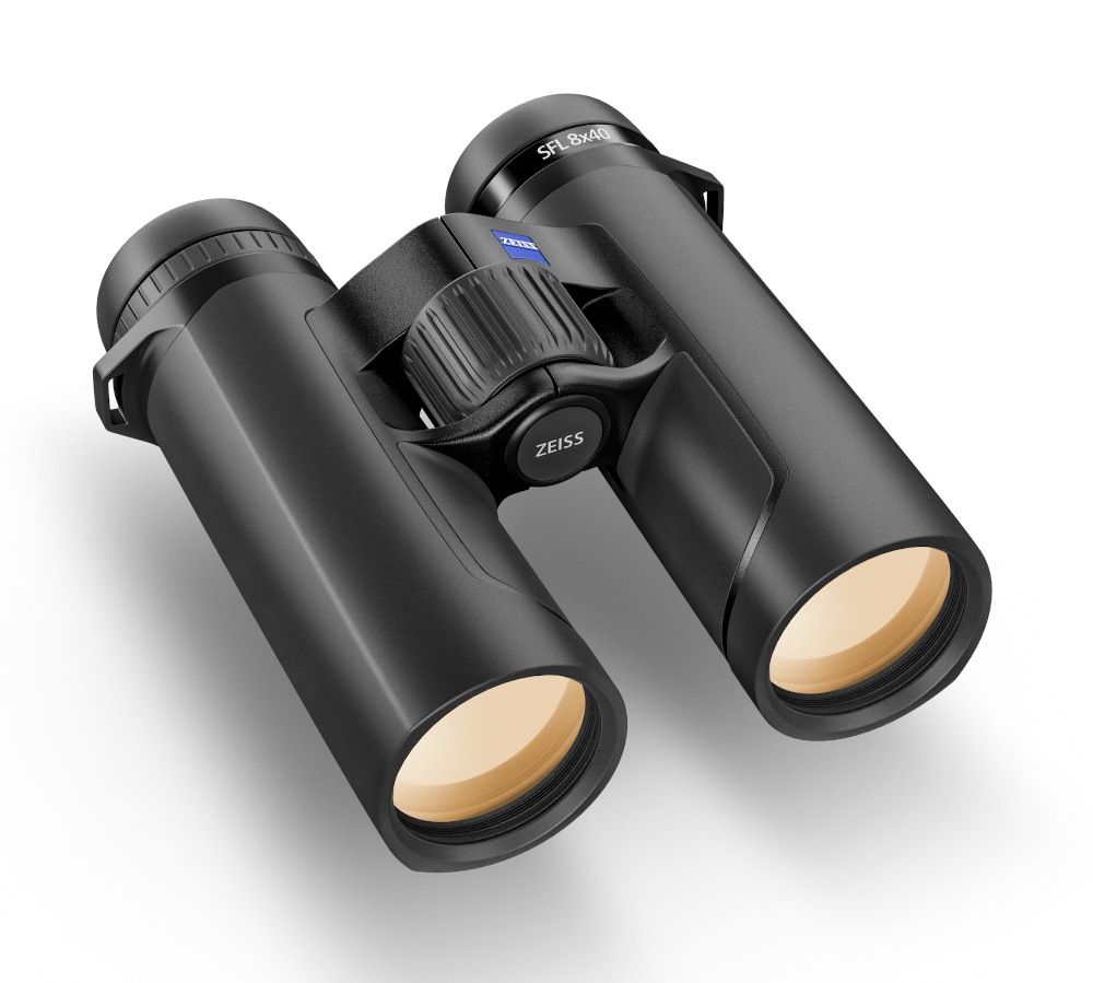 Zeiss SFL 8x40 Fernglas, liegend von oben