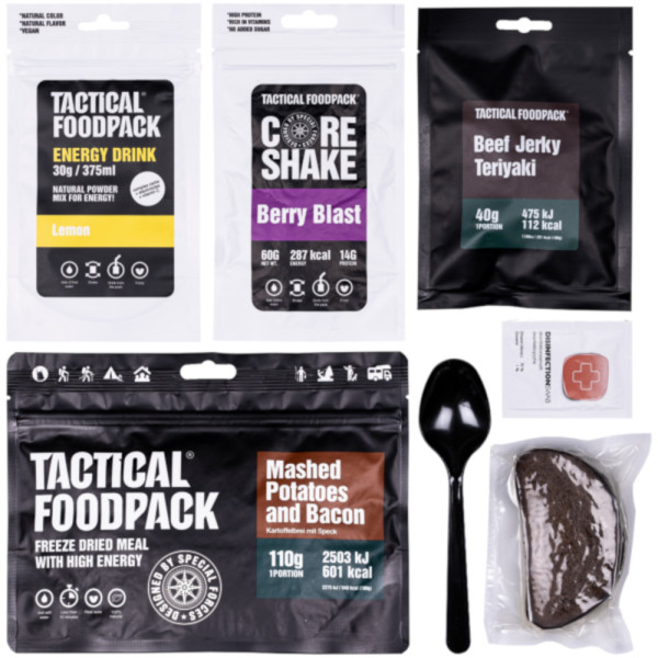 Tactical Food, Foodpack für 1 Tag, Outdoornahrung