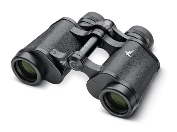 Swarovski Optik Binocular Habicht WMS 8X30, Lederarmierung schwarz, liegend