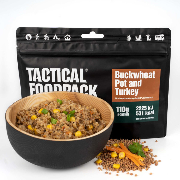 Gaiagames Tactical Foodpack, Buchweizeneintopf mit Putenfleisch